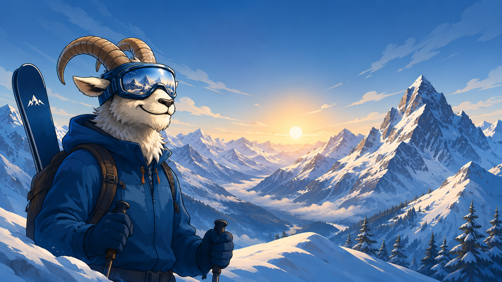 Alps at sunrise